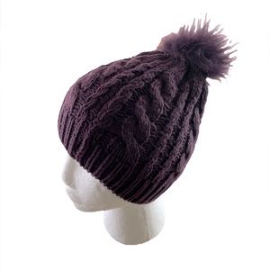 Cable Knit Beanie Hat